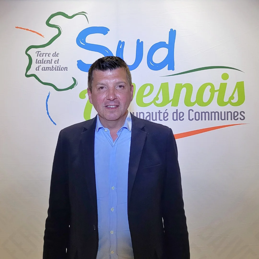 Portrait de Mickaël HIRAUX, Président de la Communauté de Communes Sud-Avesnois