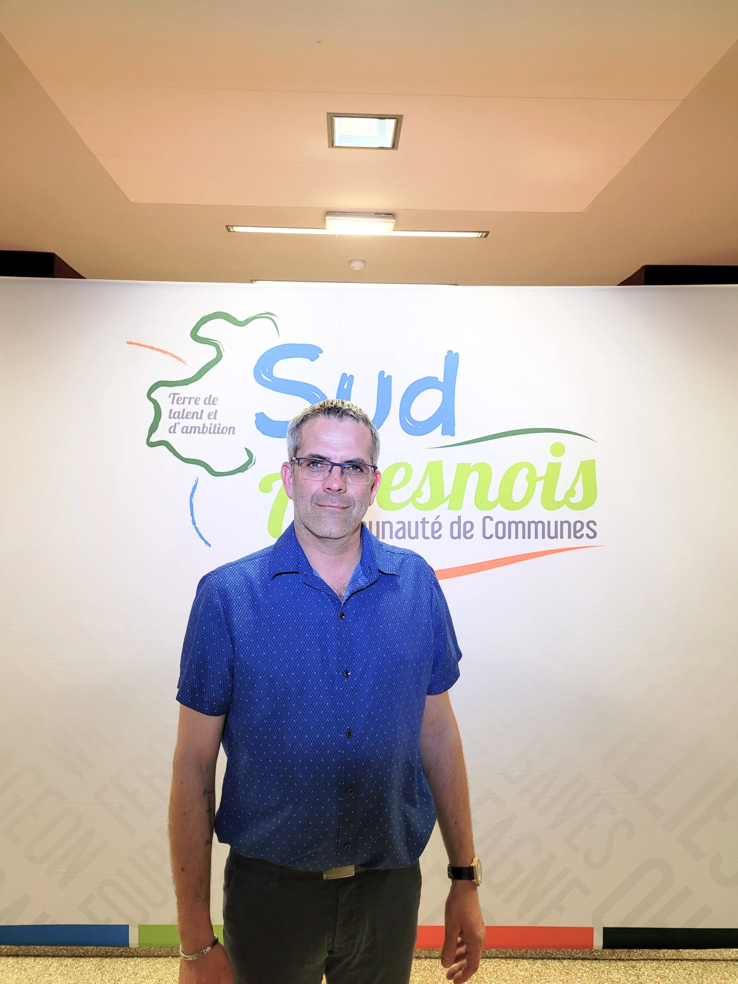 Portrait de Cédric GLASSET, membre titulaire du Conseil Communautaire